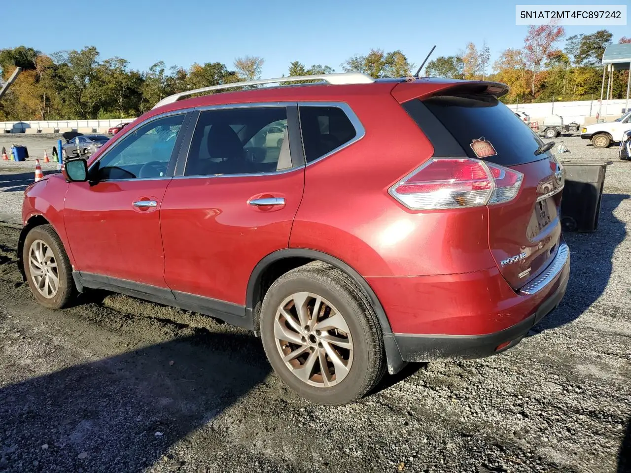 5N1AT2MT4FC897242 2015 Nissan Rogue S