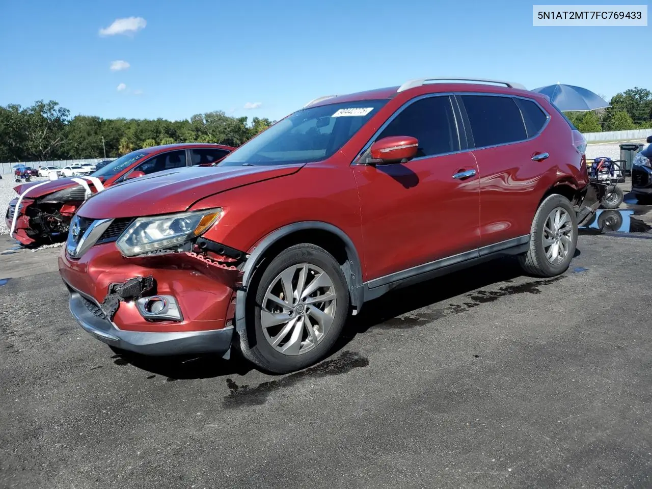 5N1AT2MT7FC769433 2015 Nissan Rogue S
