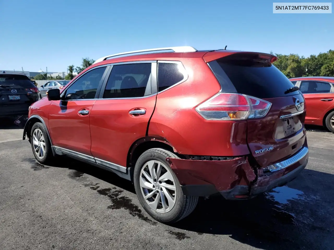5N1AT2MT7FC769433 2015 Nissan Rogue S
