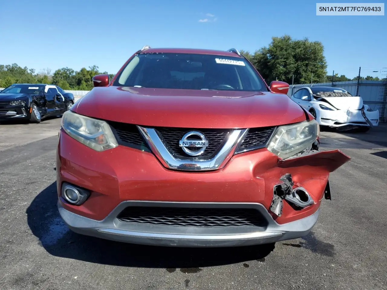 5N1AT2MT7FC769433 2015 Nissan Rogue S