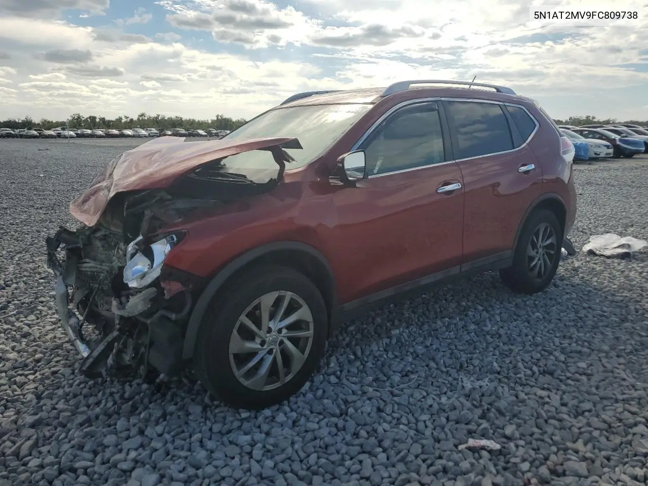 5N1AT2MV9FC809738 2015 Nissan Rogue S