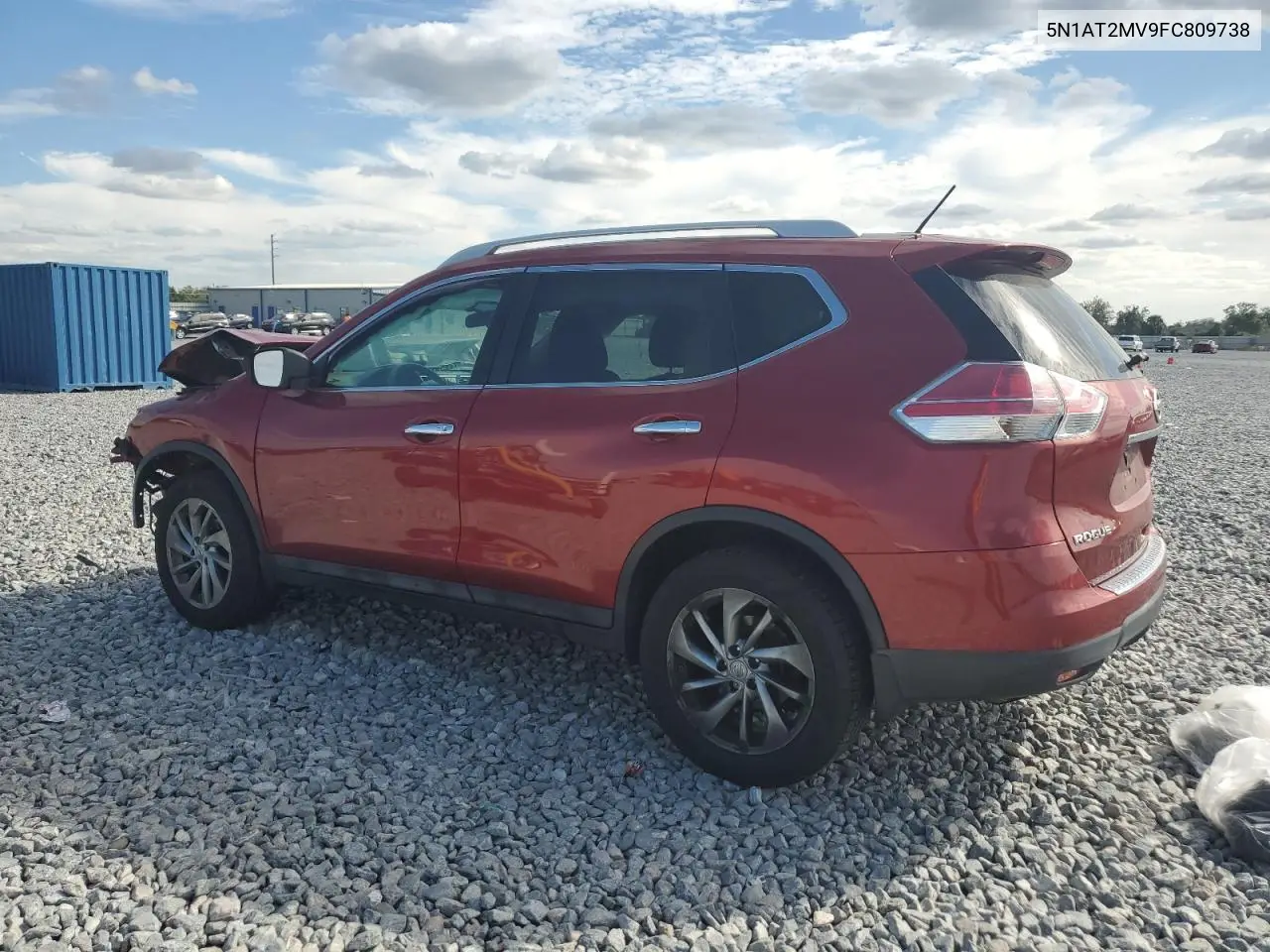 5N1AT2MV9FC809738 2015 Nissan Rogue S