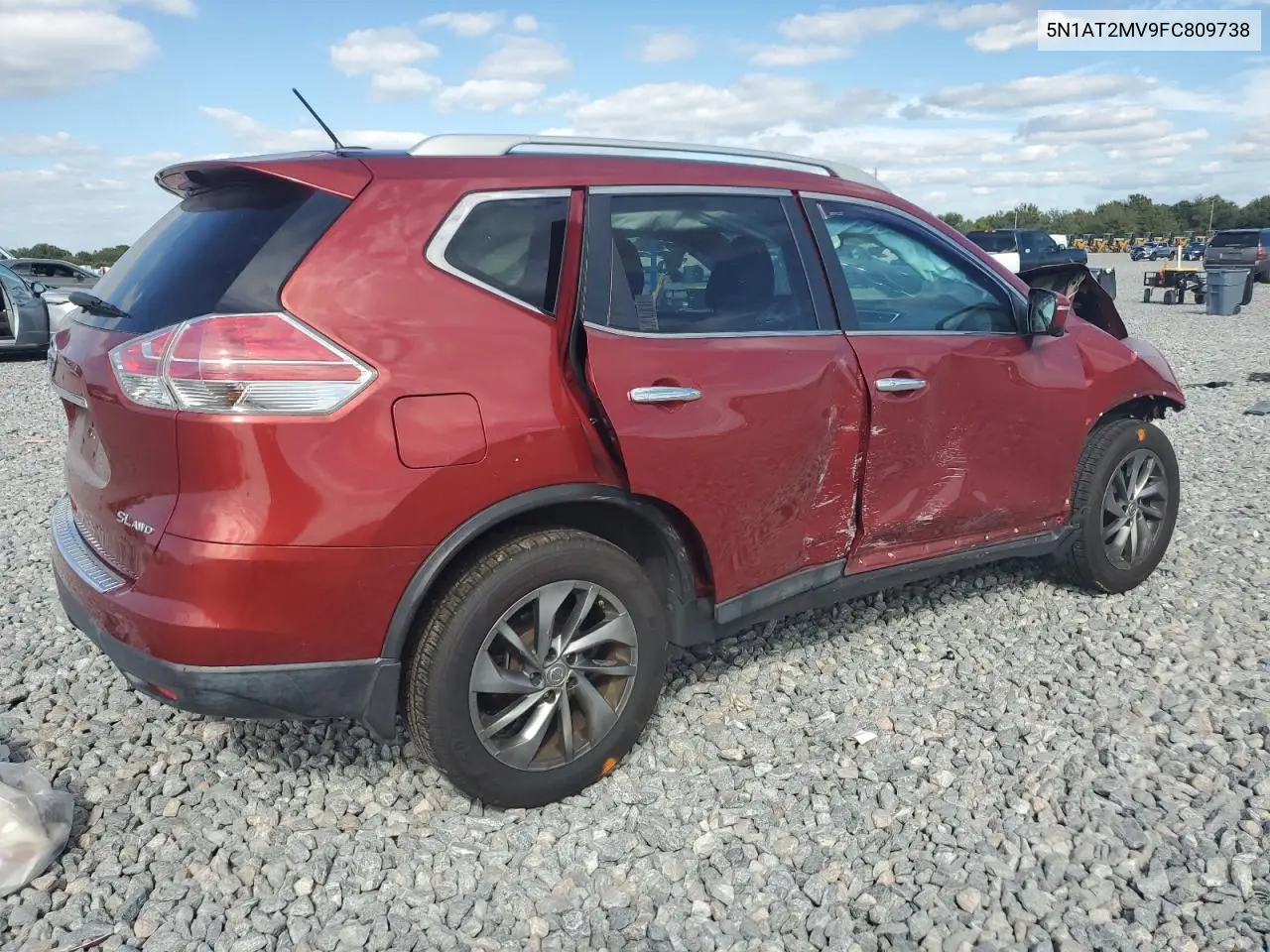 5N1AT2MV9FC809738 2015 Nissan Rogue S