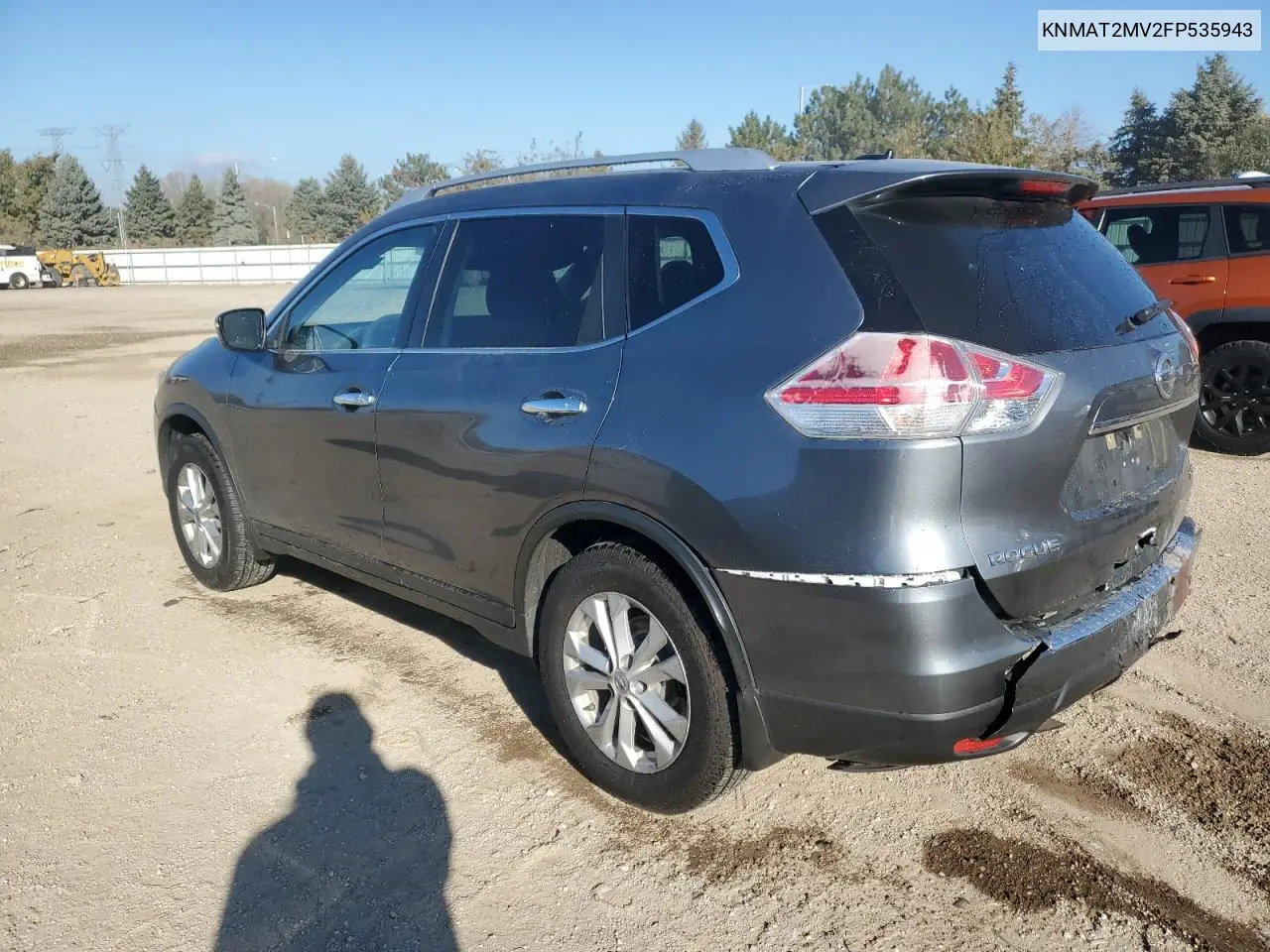 KNMAT2MV2FP535943 2015 Nissan Rogue S
