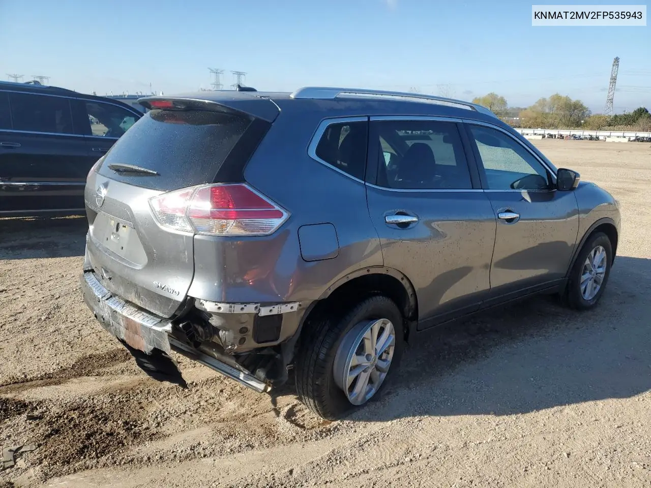 KNMAT2MV2FP535943 2015 Nissan Rogue S