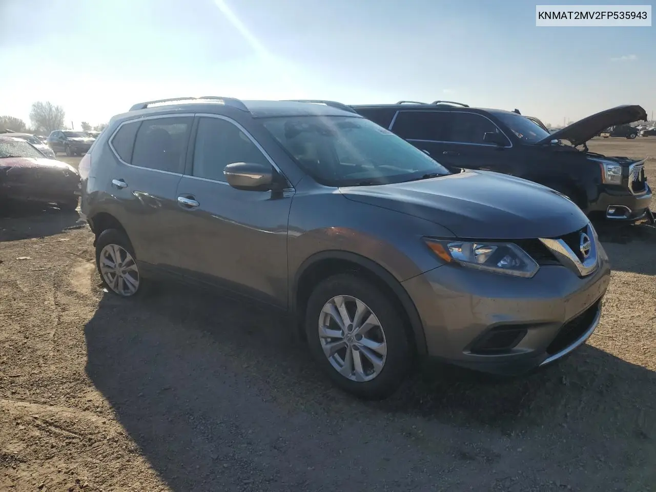 KNMAT2MV2FP535943 2015 Nissan Rogue S