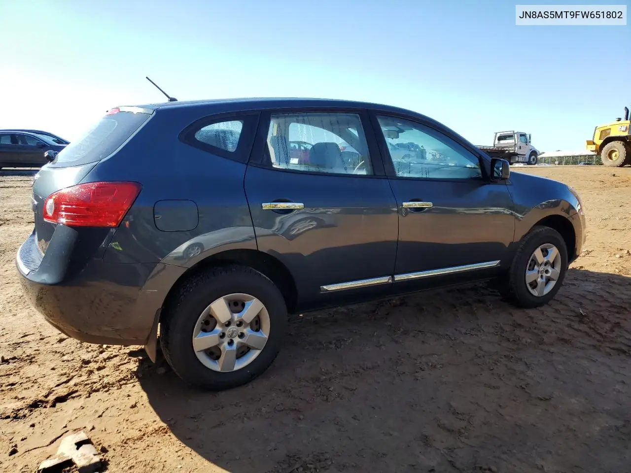 JN8AS5MT9FW651802 2015 Nissan Rogue Select S