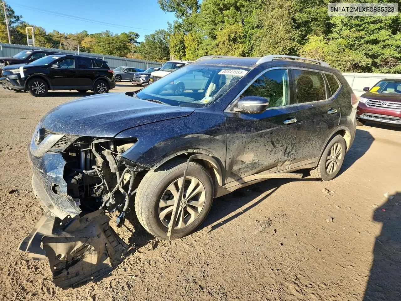 5N1AT2MLXFC835523 2015 Nissan Rogue S