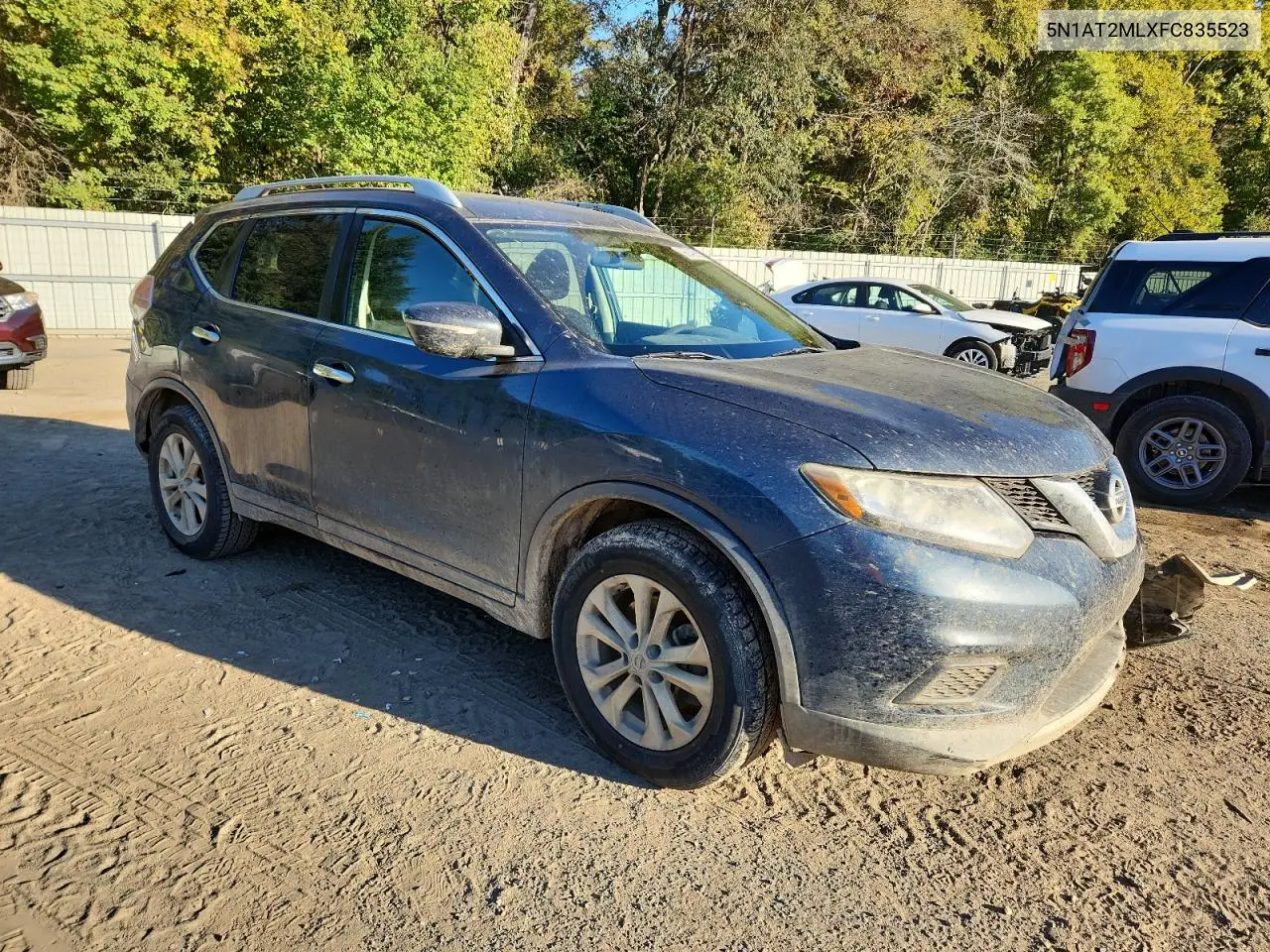 5N1AT2MLXFC835523 2015 Nissan Rogue S