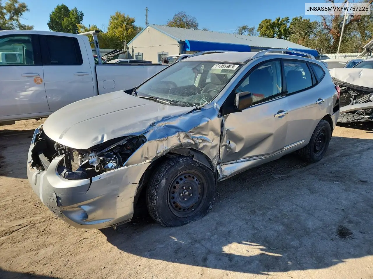 JN8AS5MVXFW757225 2015 Nissan Rogue Select S