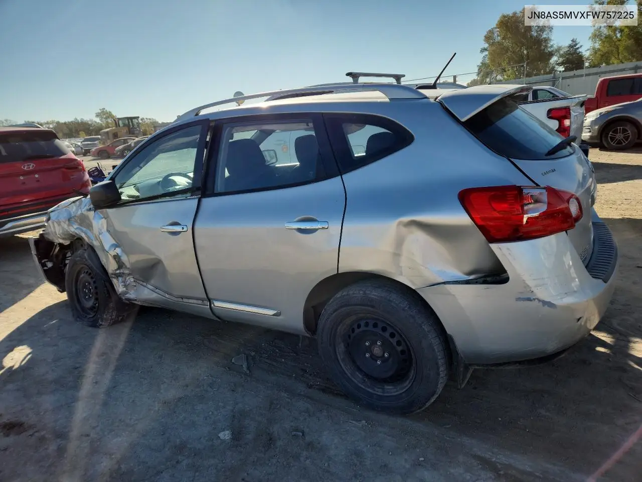 JN8AS5MVXFW757225 2015 Nissan Rogue Select S