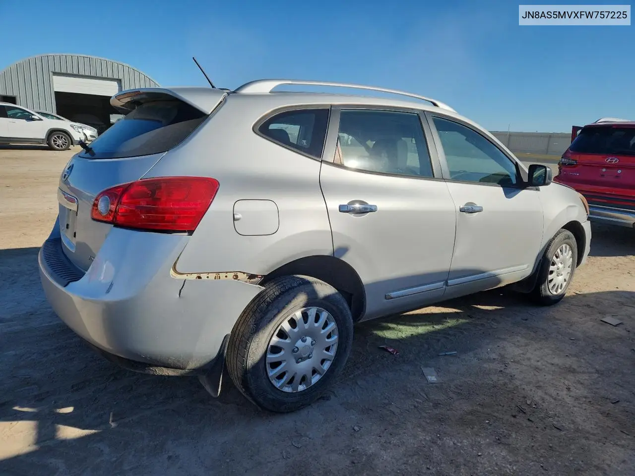 JN8AS5MVXFW757225 2015 Nissan Rogue Select S