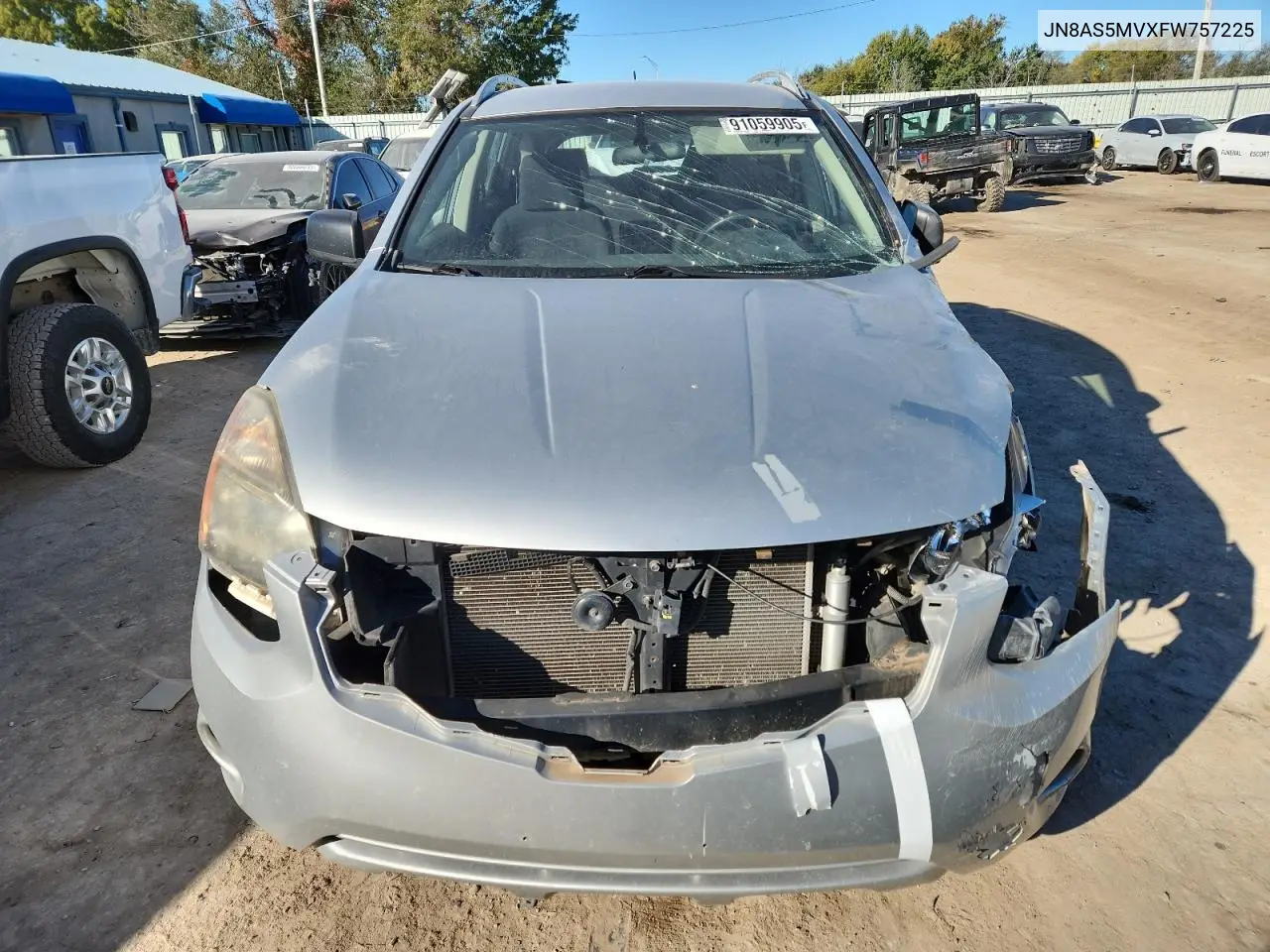 JN8AS5MVXFW757225 2015 Nissan Rogue Select S