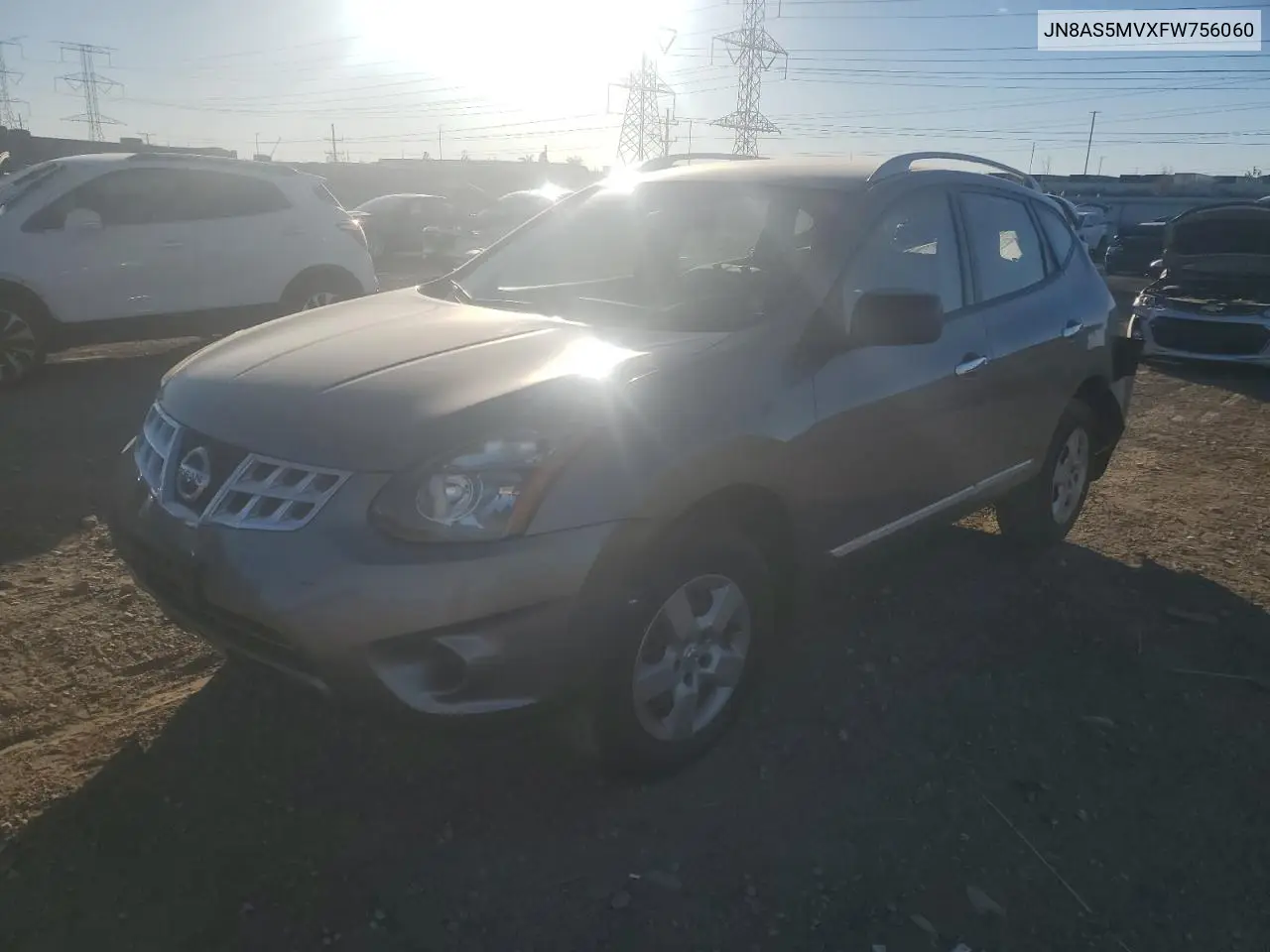 JN8AS5MVXFW756060 2015 Nissan Rogue Select S