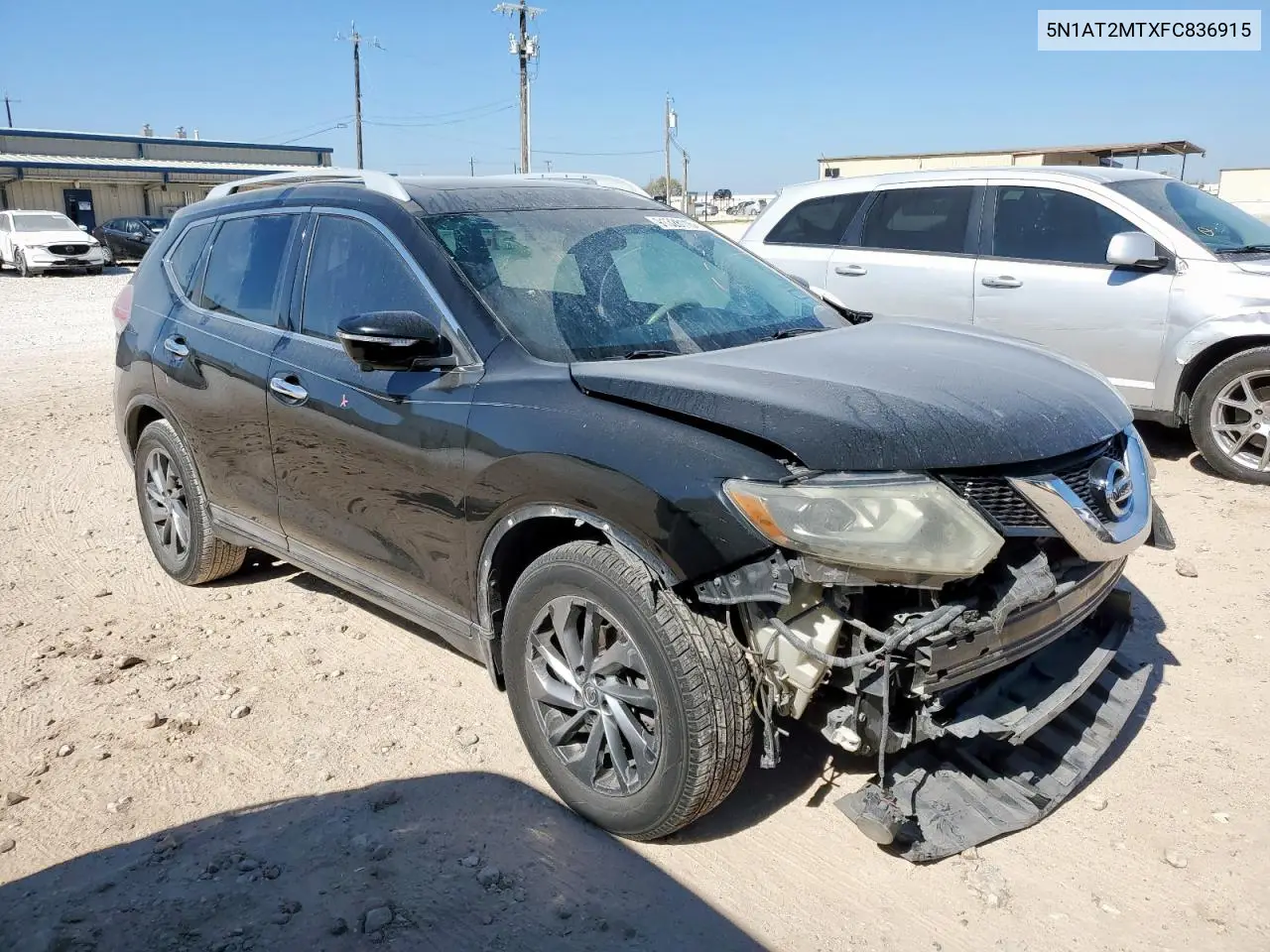 5N1AT2MTXFC836915 2015 Nissan Rogue S