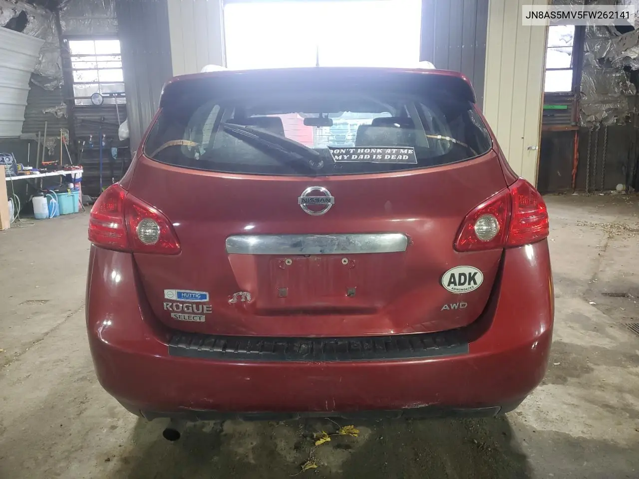 JN8AS5MV5FW262141 2015 Nissan Rogue Select S