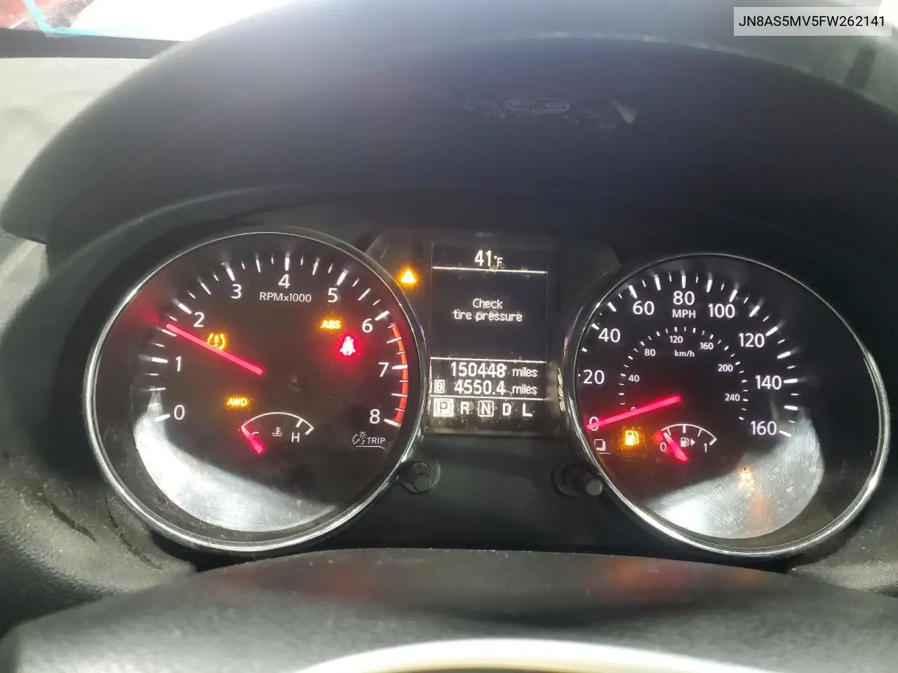 JN8AS5MV5FW262141 2015 Nissan Rogue Select S