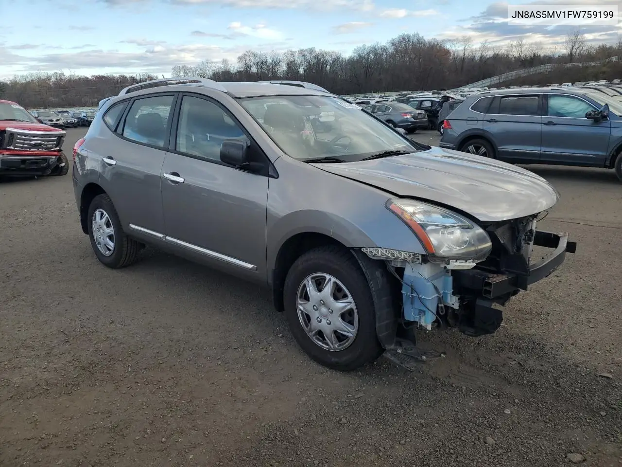 JN8AS5MV1FW759199 2015 Nissan Rogue Select S
