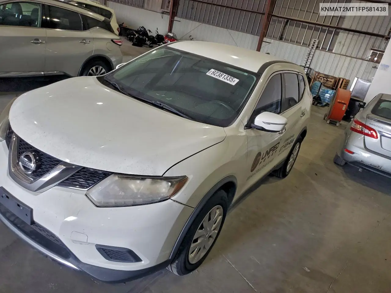 KNMAT2MT1FP581438 2015 Nissan Rogue S