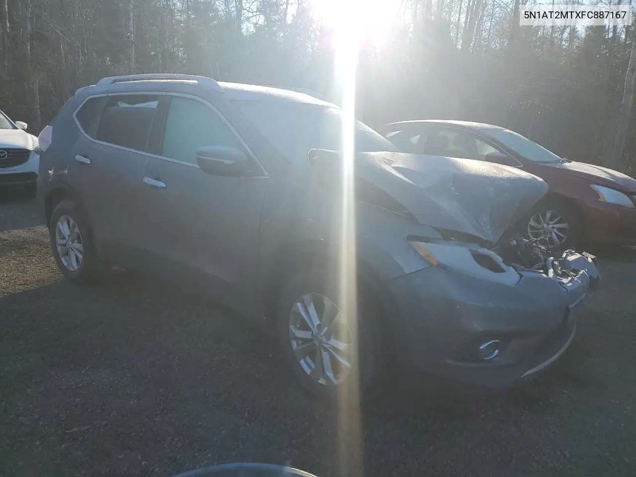 5N1AT2MTXFC887167 2015 Nissan Rogue S