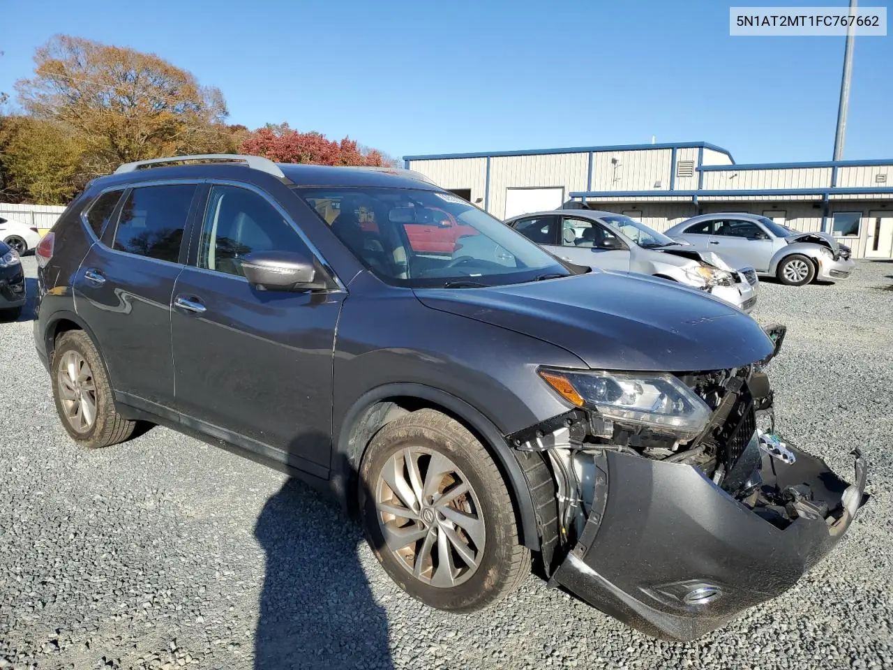 5N1AT2MT1FC767662 2015 Nissan Rogue S