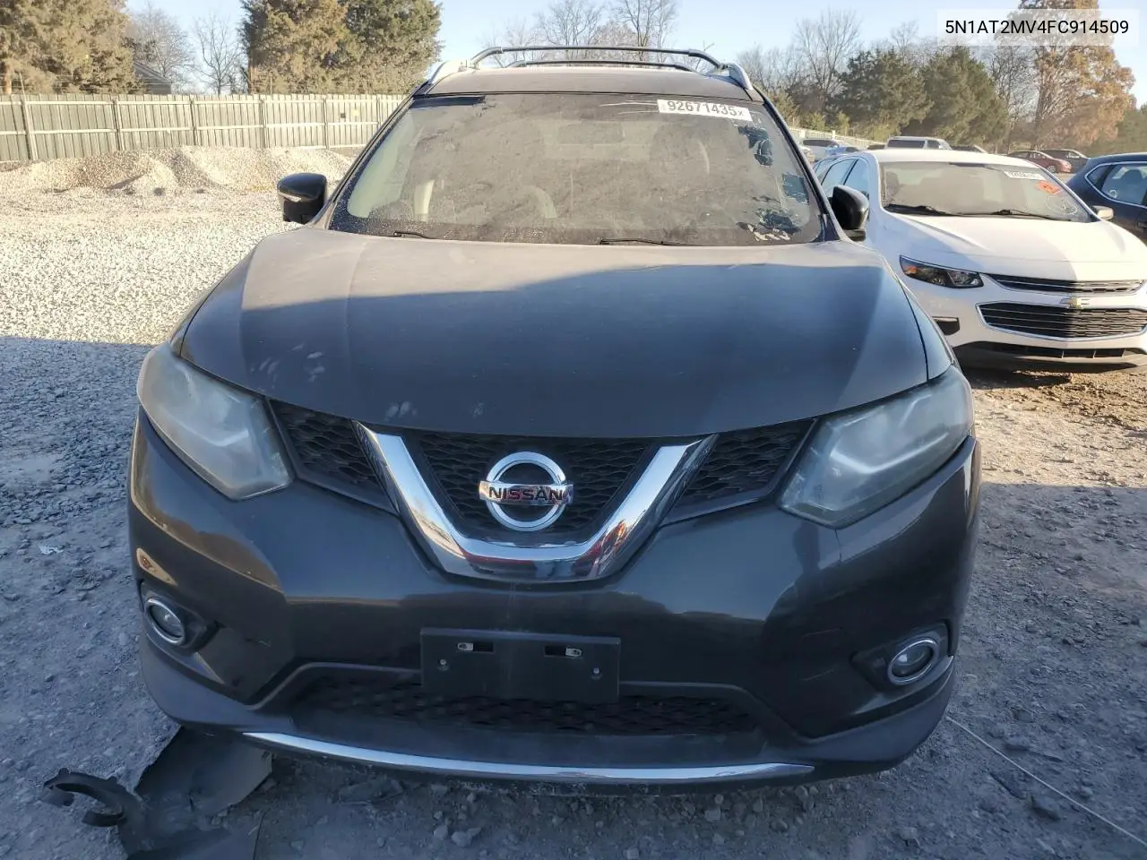 5N1AT2MV4FC914509 2015 Nissan Rogue S
