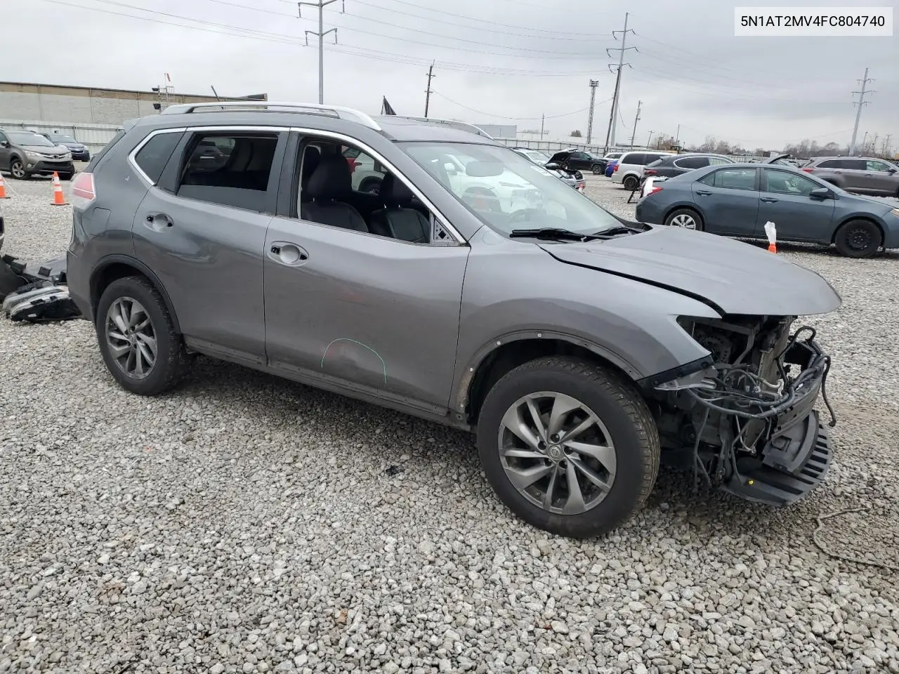 5N1AT2MV4FC804740 2015 Nissan Rogue S