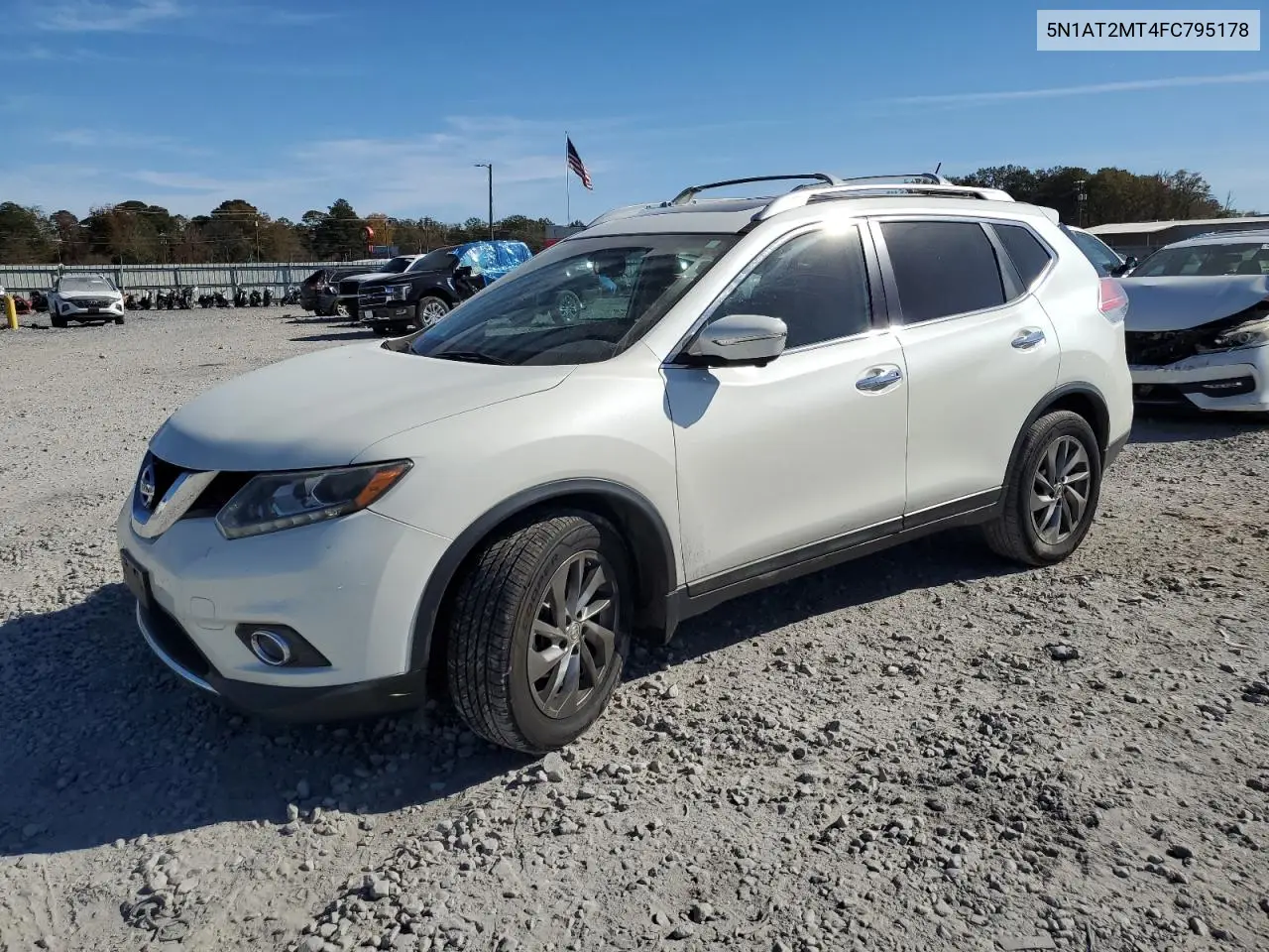 5N1AT2MT4FC795178 2015 Nissan Rogue S