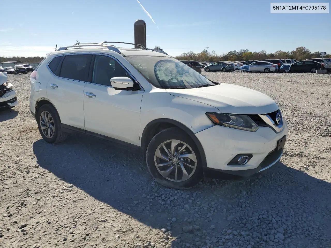 5N1AT2MT4FC795178 2015 Nissan Rogue S