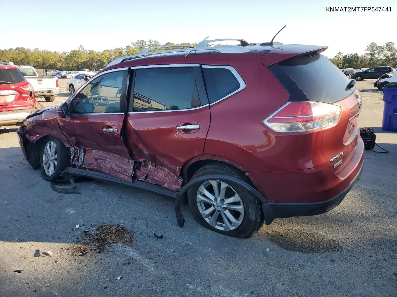 KNMAT2MT7FP547441 2015 Nissan Rogue S