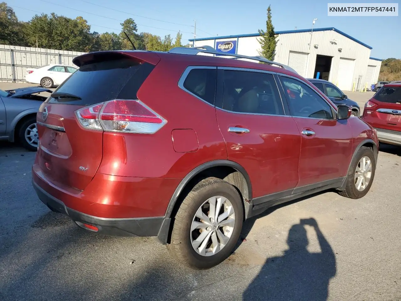 KNMAT2MT7FP547441 2015 Nissan Rogue S