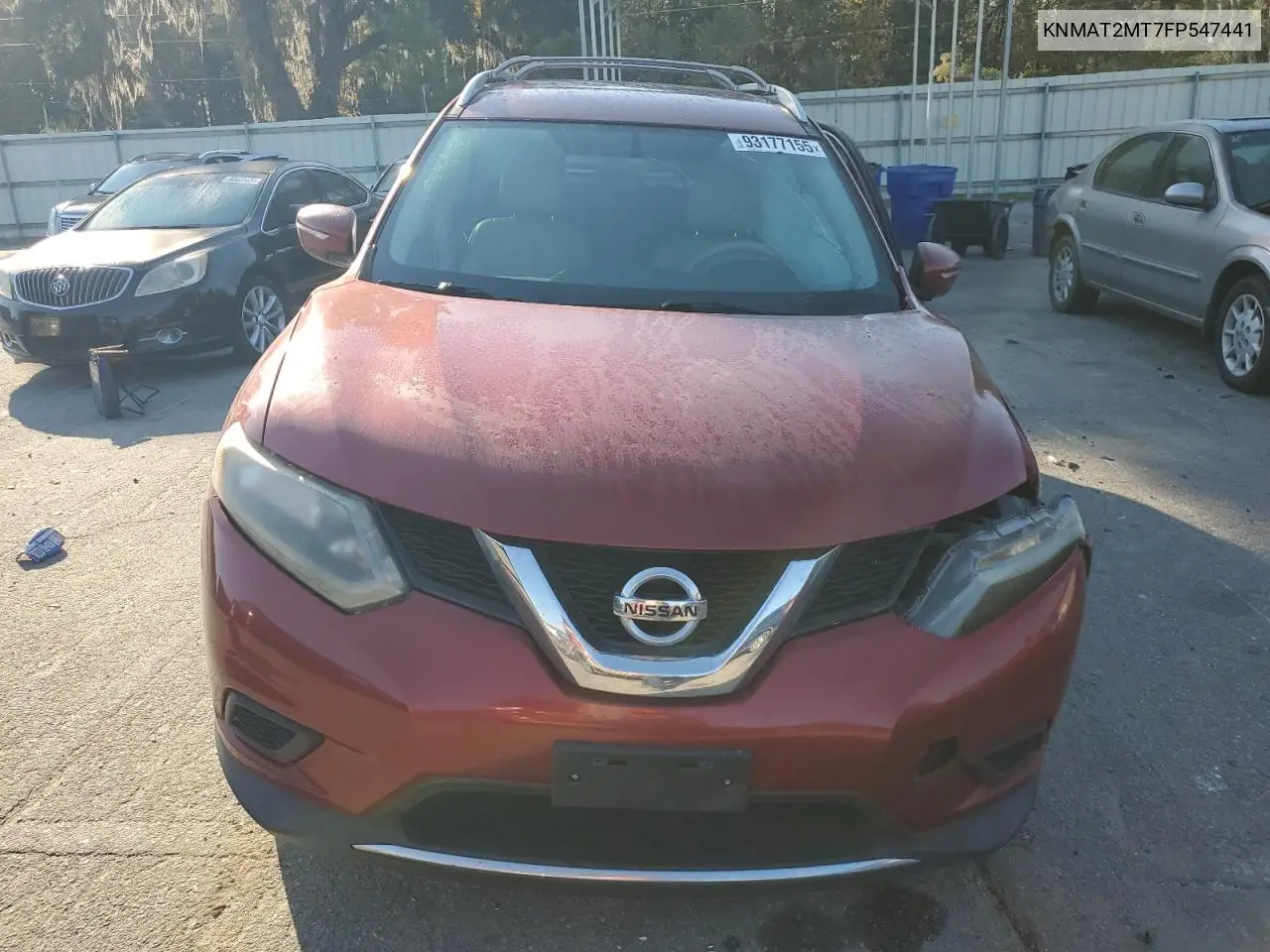 KNMAT2MT7FP547441 2015 Nissan Rogue S