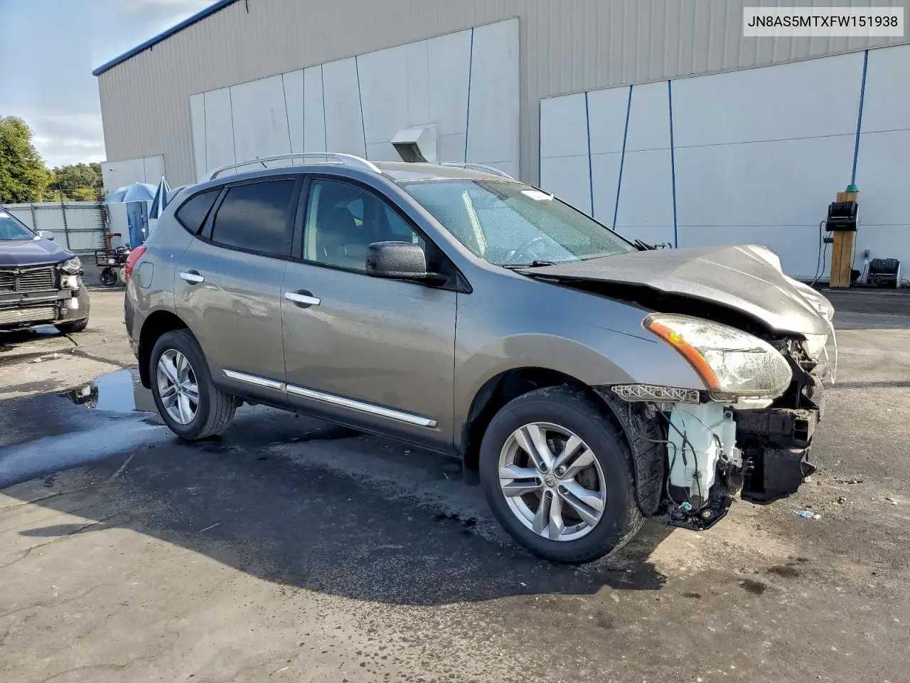 JN8AS5MTXFW151938 2015 Nissan Rogue Select S