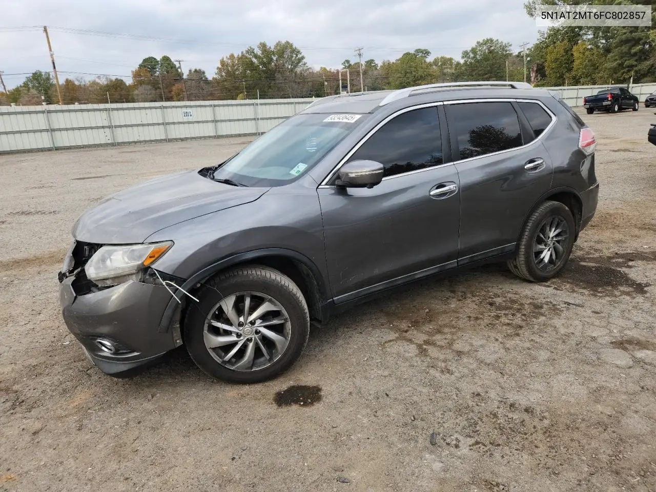 5N1AT2MT6FC802857 2015 Nissan Rogue S