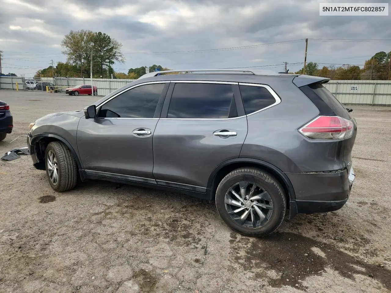 5N1AT2MT6FC802857 2015 Nissan Rogue S