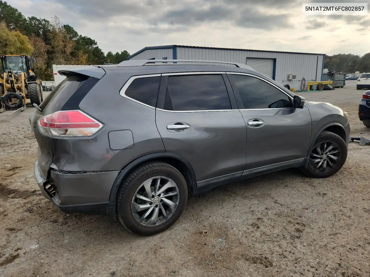 5N1AT2MT6FC802857 2015 Nissan Rogue S