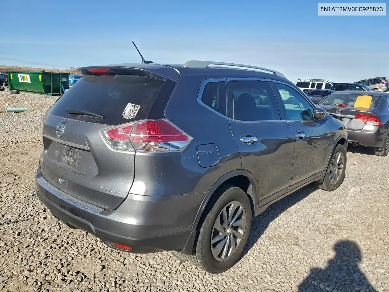 5N1AT2MV3FC925873 2015 Nissan Rogue S