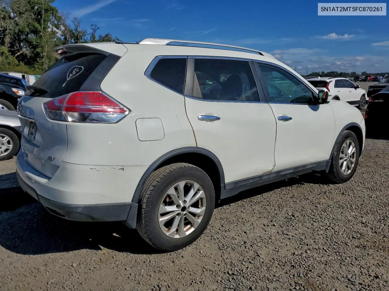 5N1AT2MT5FC870261 2015 Nissan Rogue S