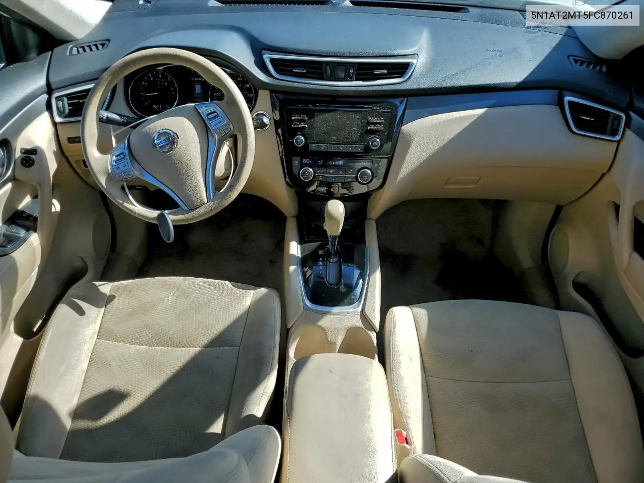 5N1AT2MT5FC870261 2015 Nissan Rogue S