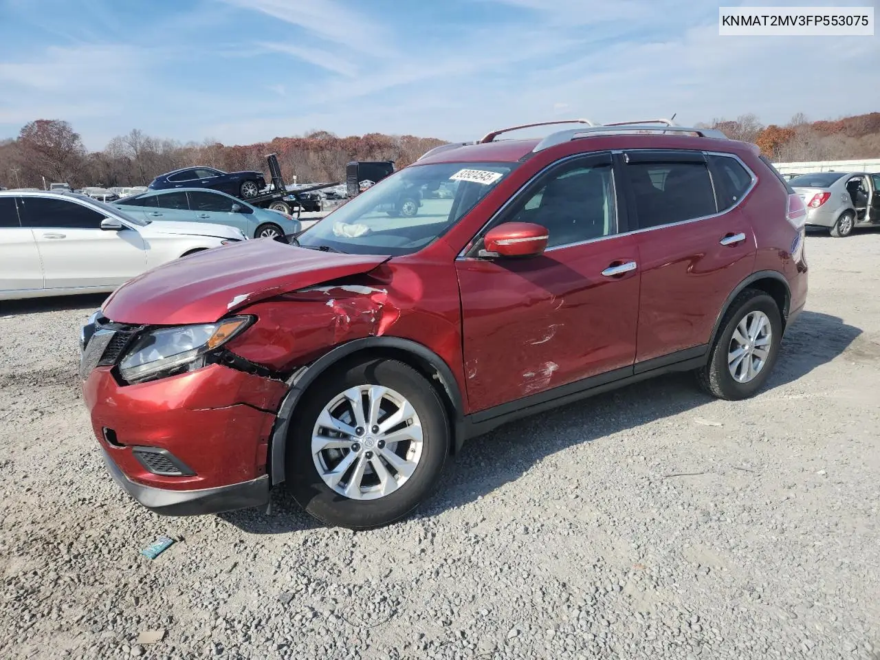 KNMAT2MV3FP553075 2015 Nissan Rogue S