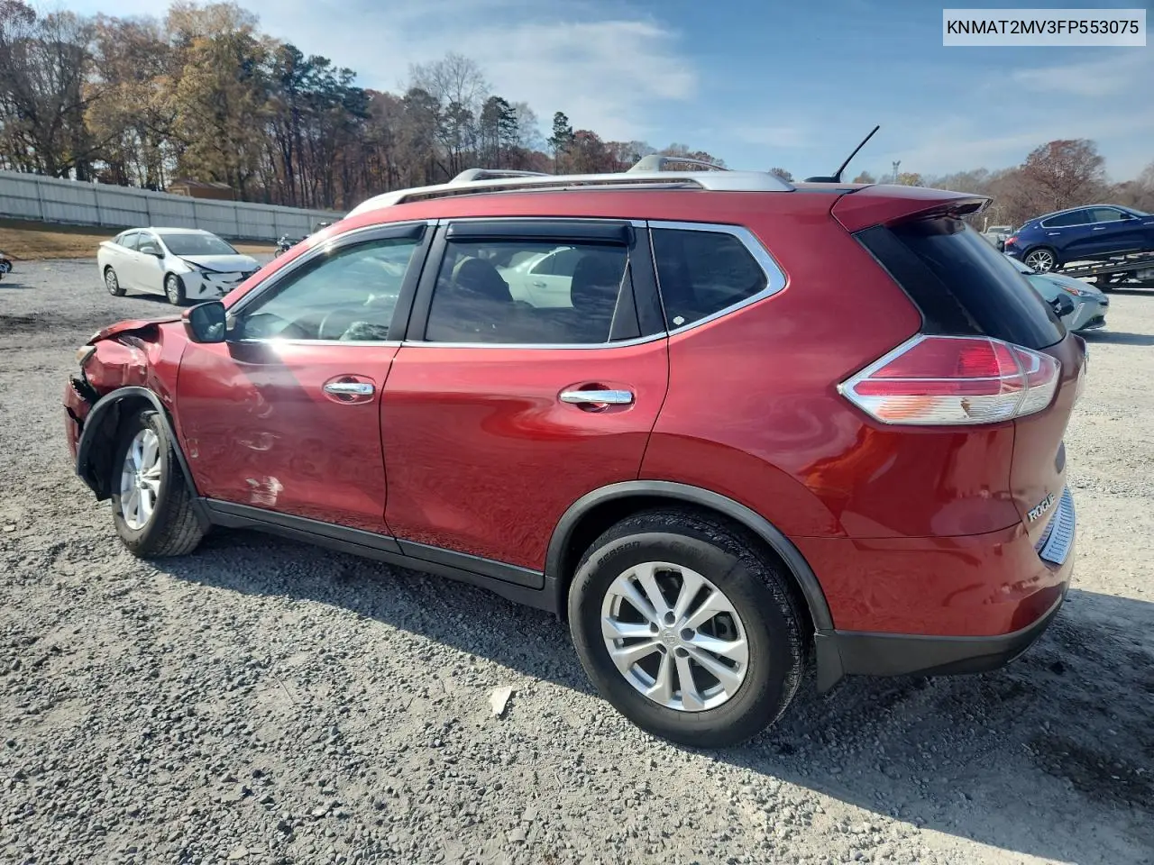 KNMAT2MV3FP553075 2015 Nissan Rogue S