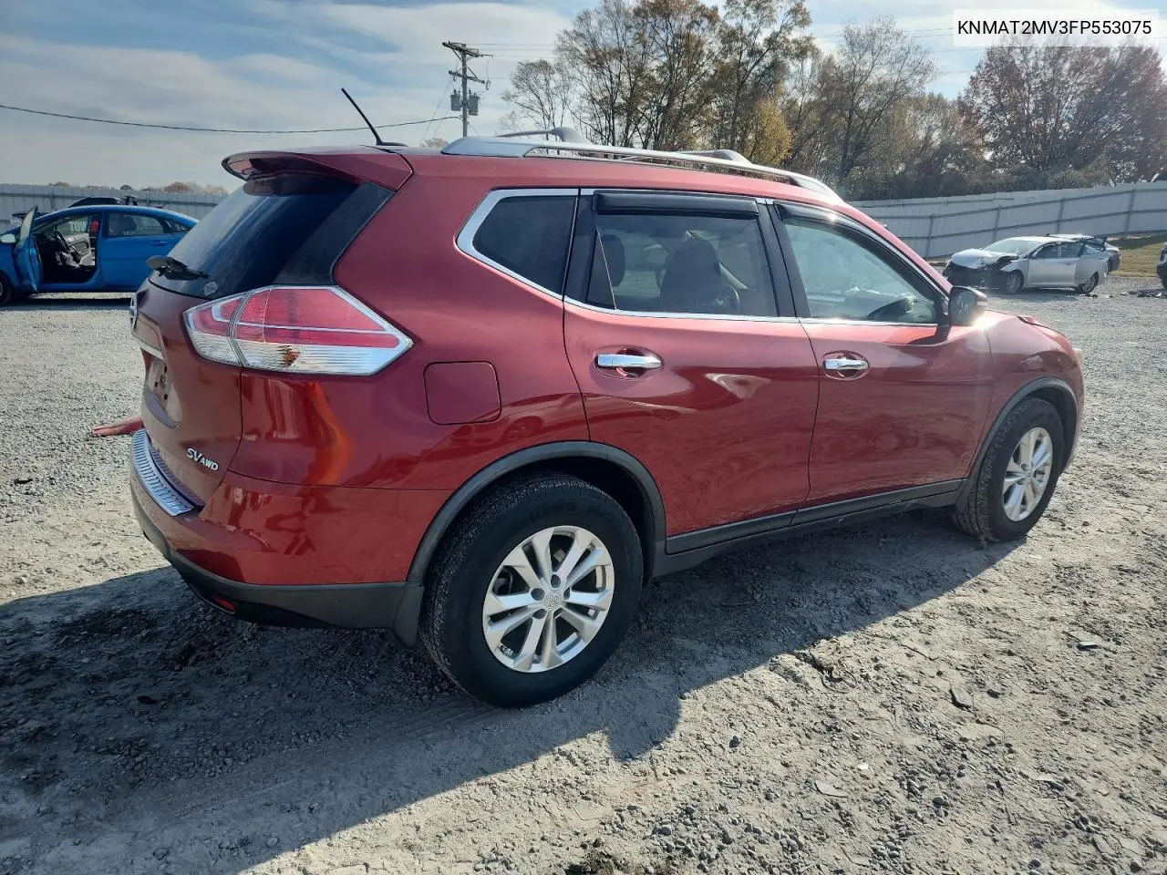 KNMAT2MV3FP553075 2015 Nissan Rogue S