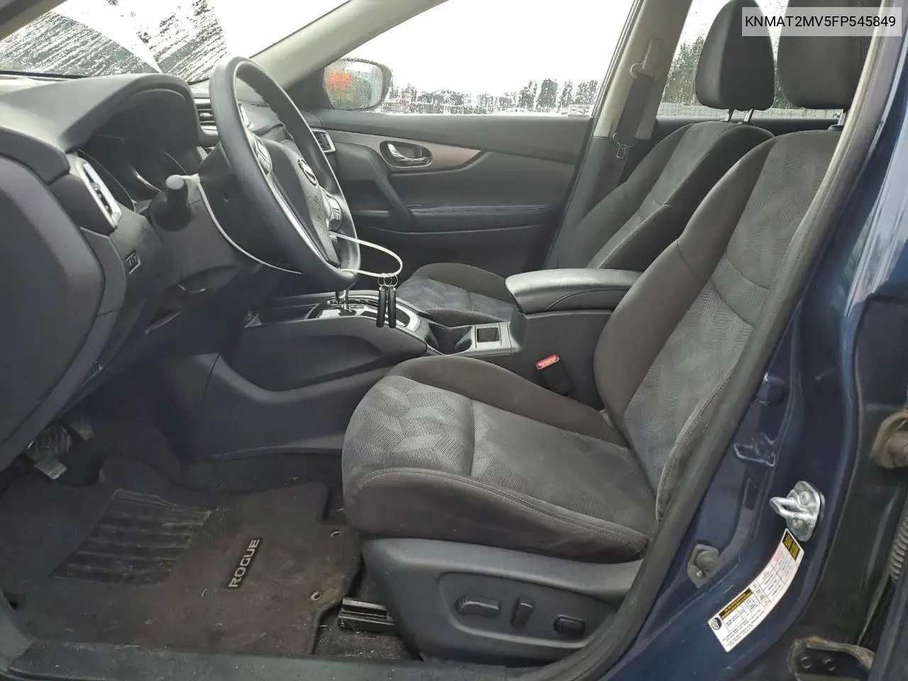 KNMAT2MV5FP545849 2015 Nissan Rogue S