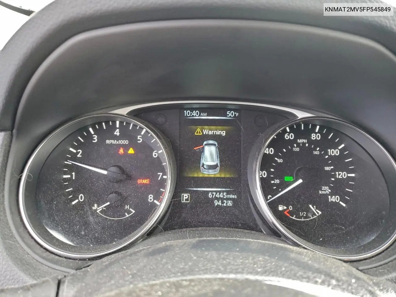 KNMAT2MV5FP545849 2015 Nissan Rogue S