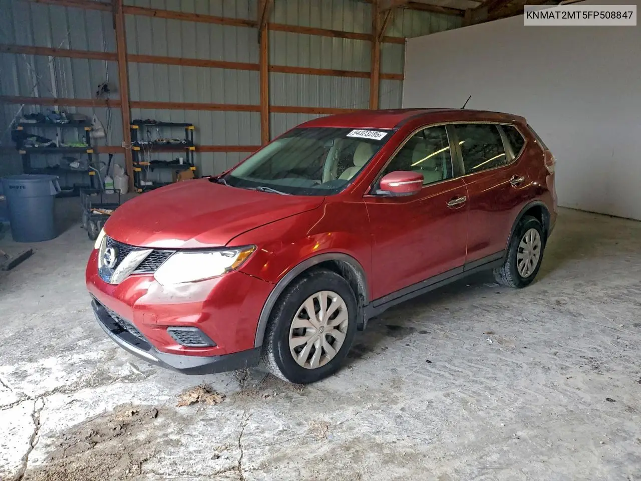 KNMAT2MT5FP508847 2015 Nissan Rogue S