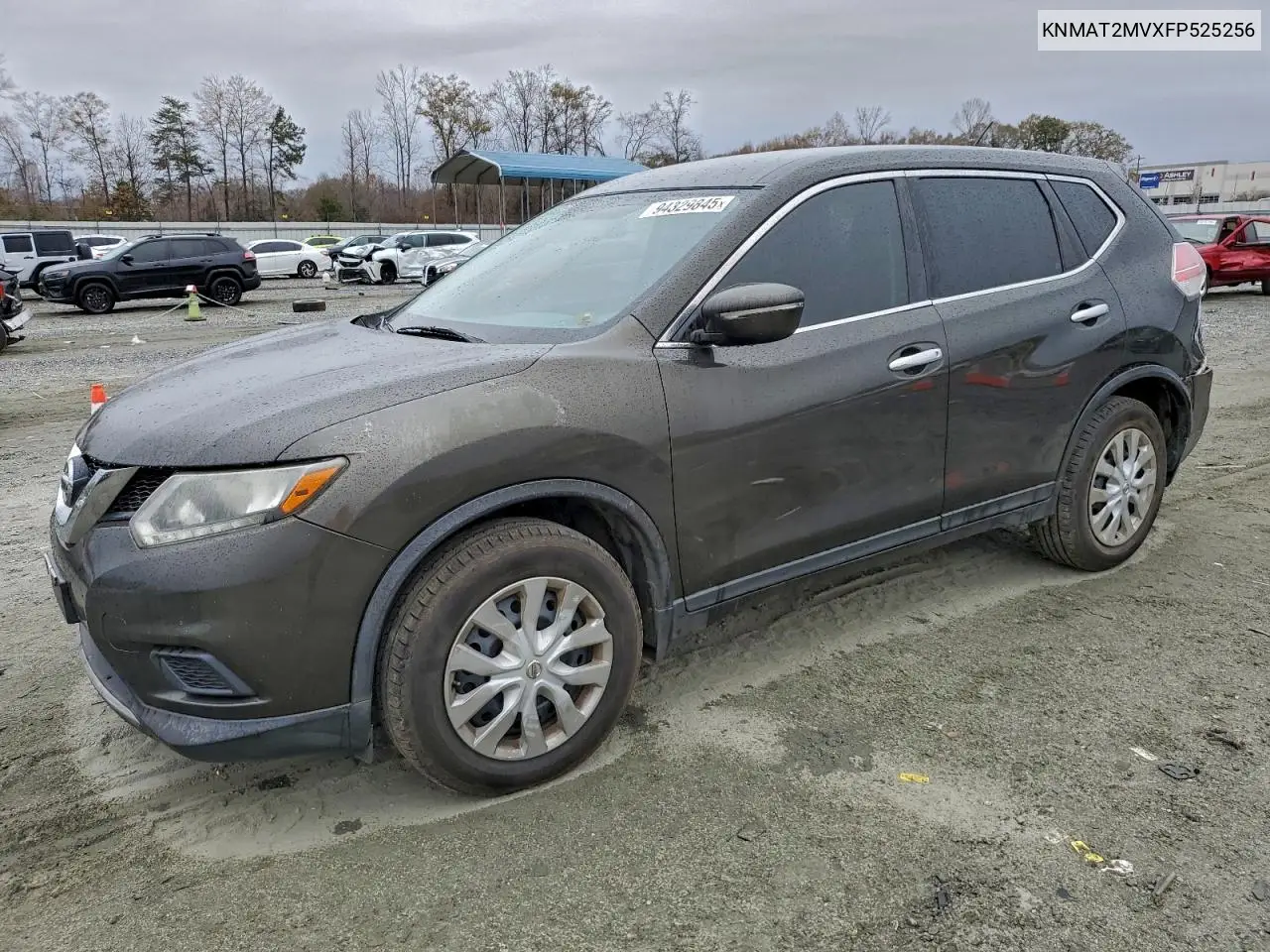KNMAT2MVXFP525256 2015 Nissan Rogue S