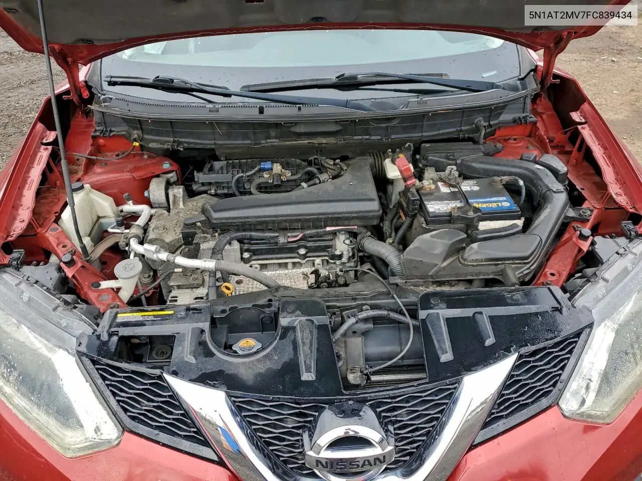 5N1AT2MV7FC839434 2015 Nissan Rogue S