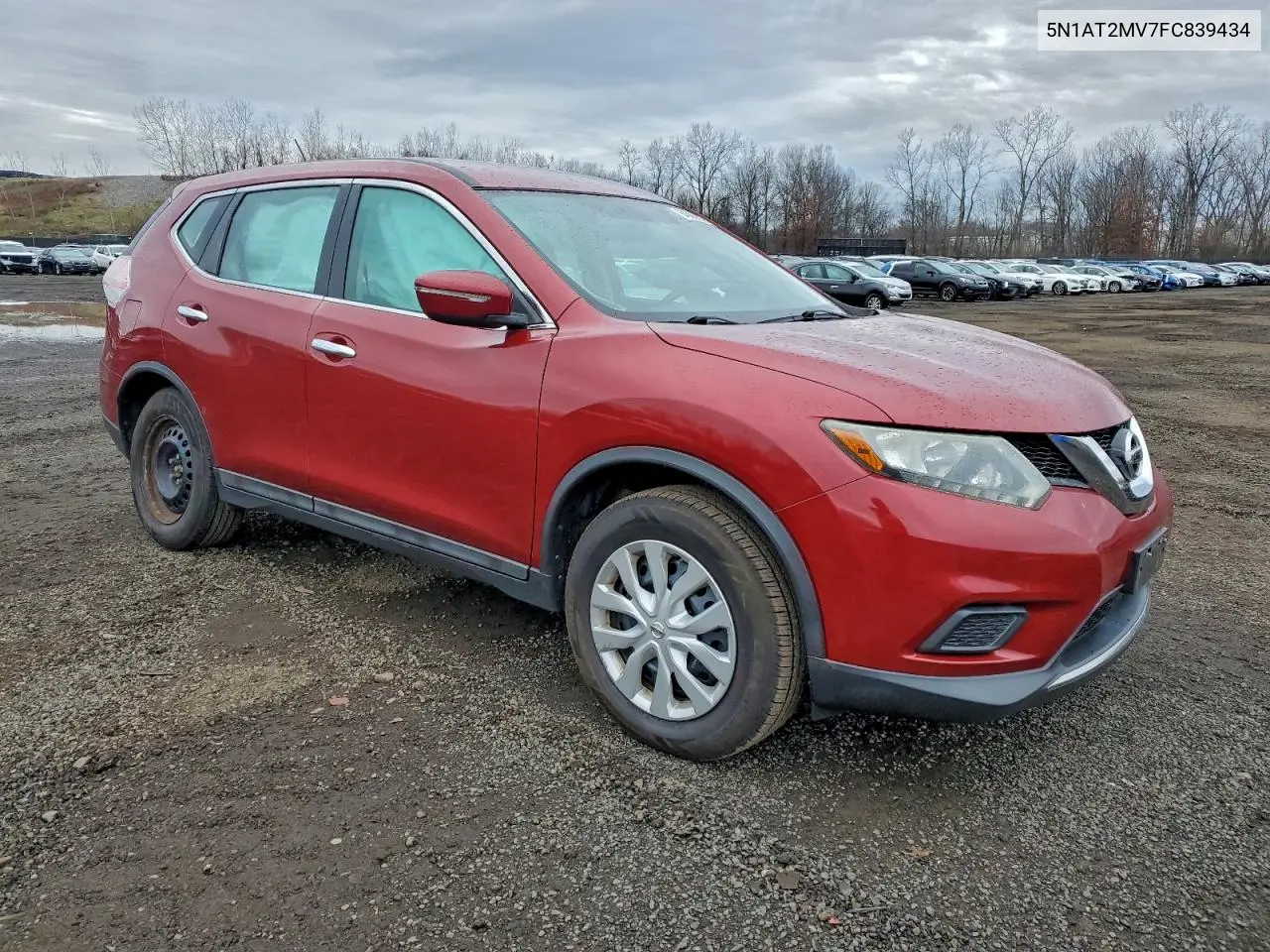 5N1AT2MV7FC839434 2015 Nissan Rogue S