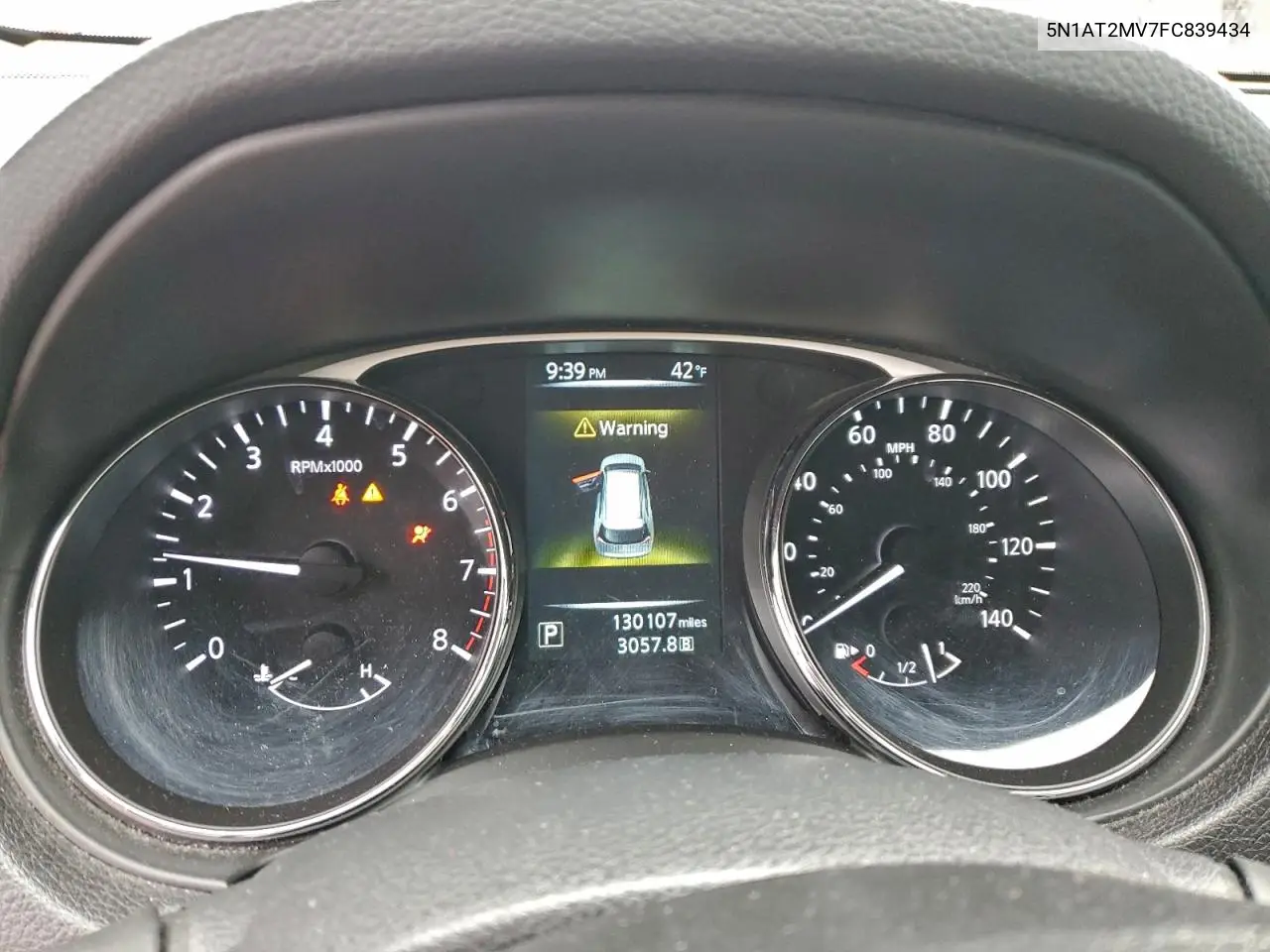 5N1AT2MV7FC839434 2015 Nissan Rogue S