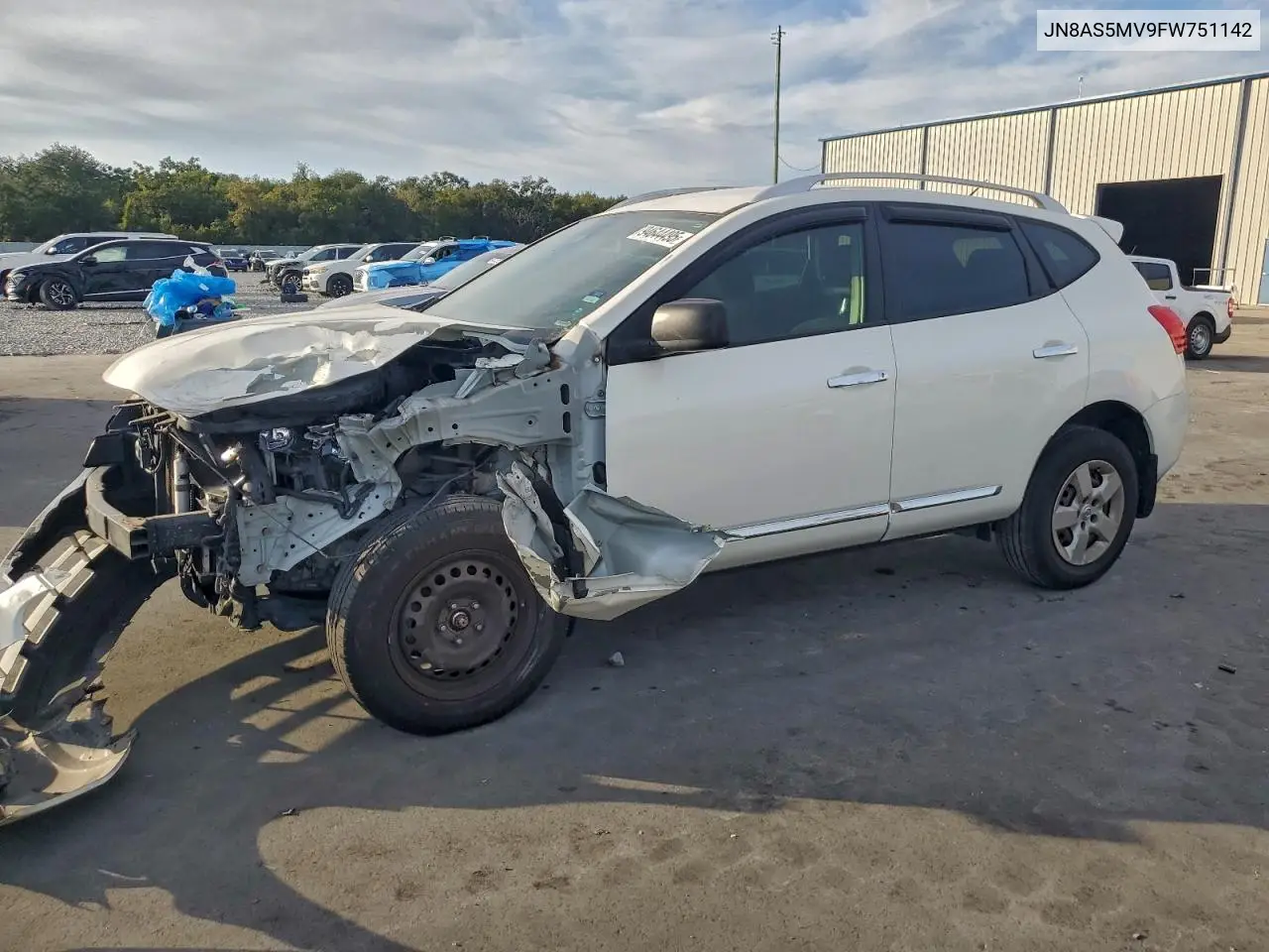 JN8AS5MV9FW751142 2015 Nissan Rogue Select S